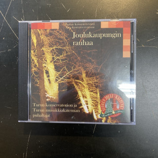 Turun konservatorion ja Turun musiikkiakatemian puhaltajat - Joulukaupungin rauhaa CD (M-/M-) -joululevy-